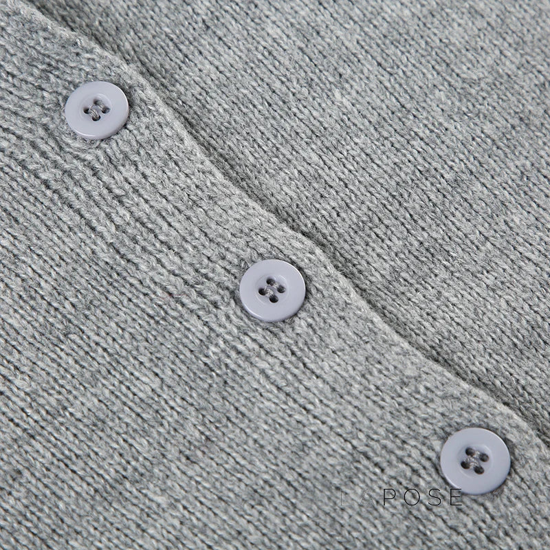 Laylani Buttoned Knit Cardigan