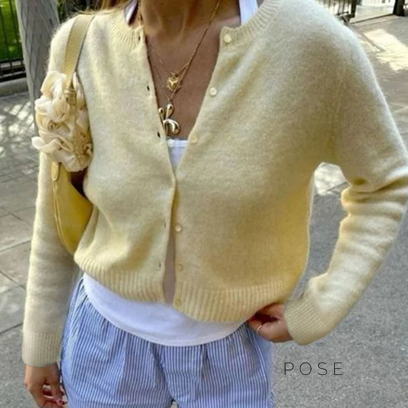 Laylani Buttoned Knit Cardigan