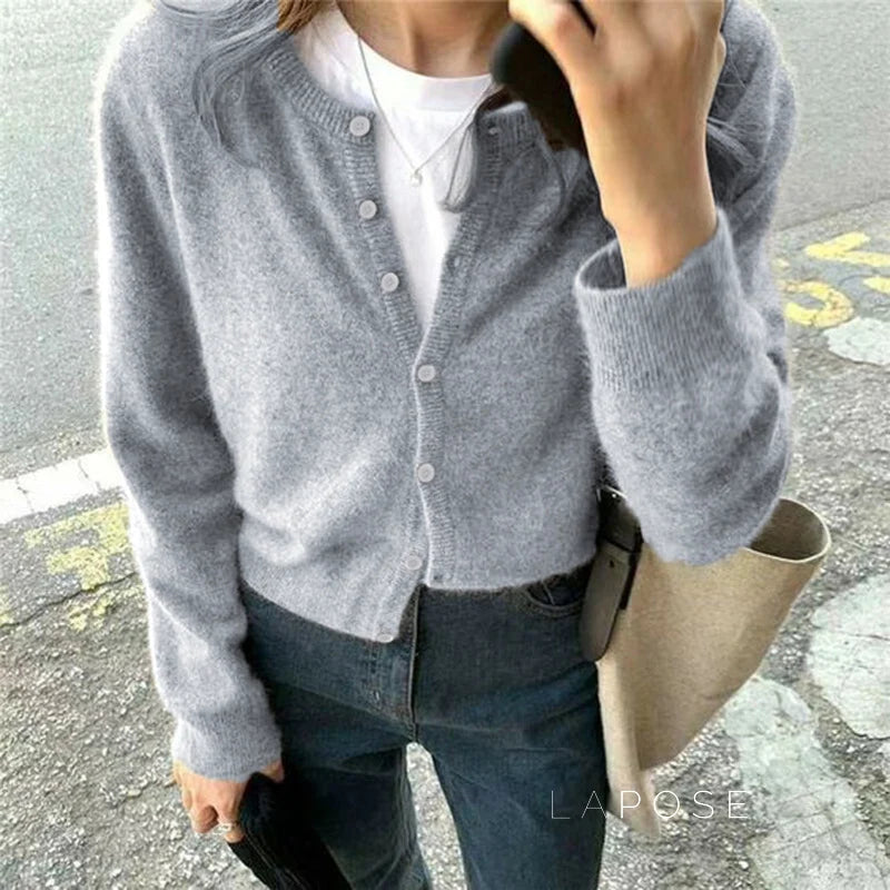 Laylani Buttoned Knit Cardigan