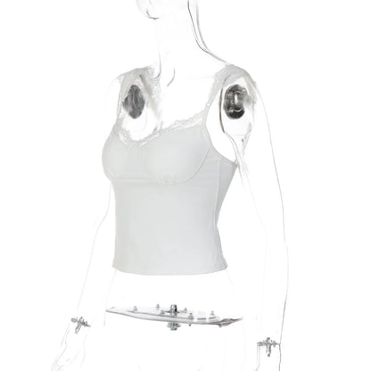 Leia Lace Trim Corset Camisole