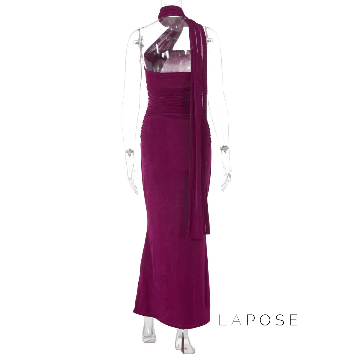 Leilani Ruched Bodycon Maxi Dress