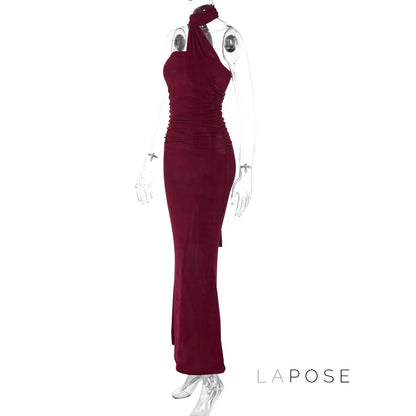 Leilani Ruched Bodycon Maxi Dress