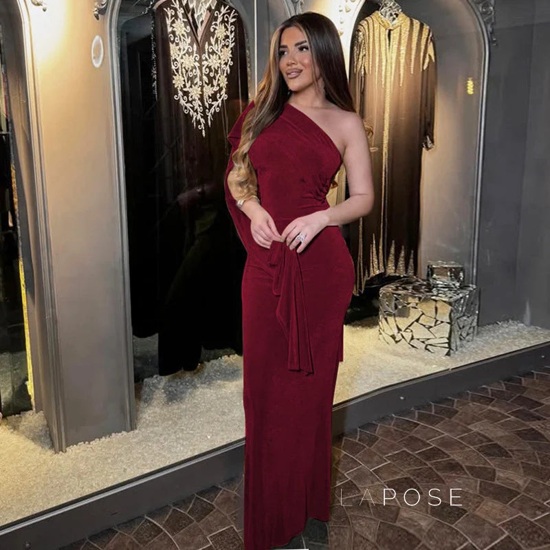 Leilani Ruched Bodycon Maxi Dress