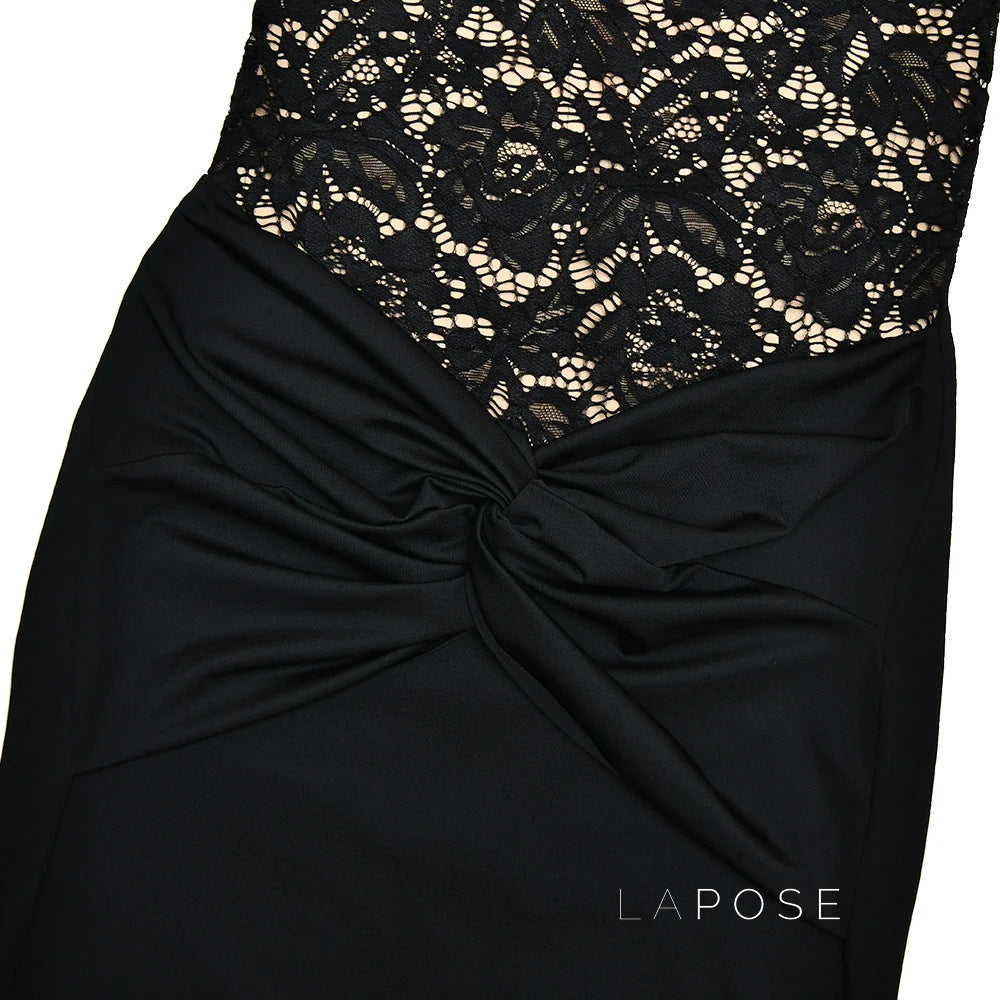 Leyla Ruched Halter Midi Dress