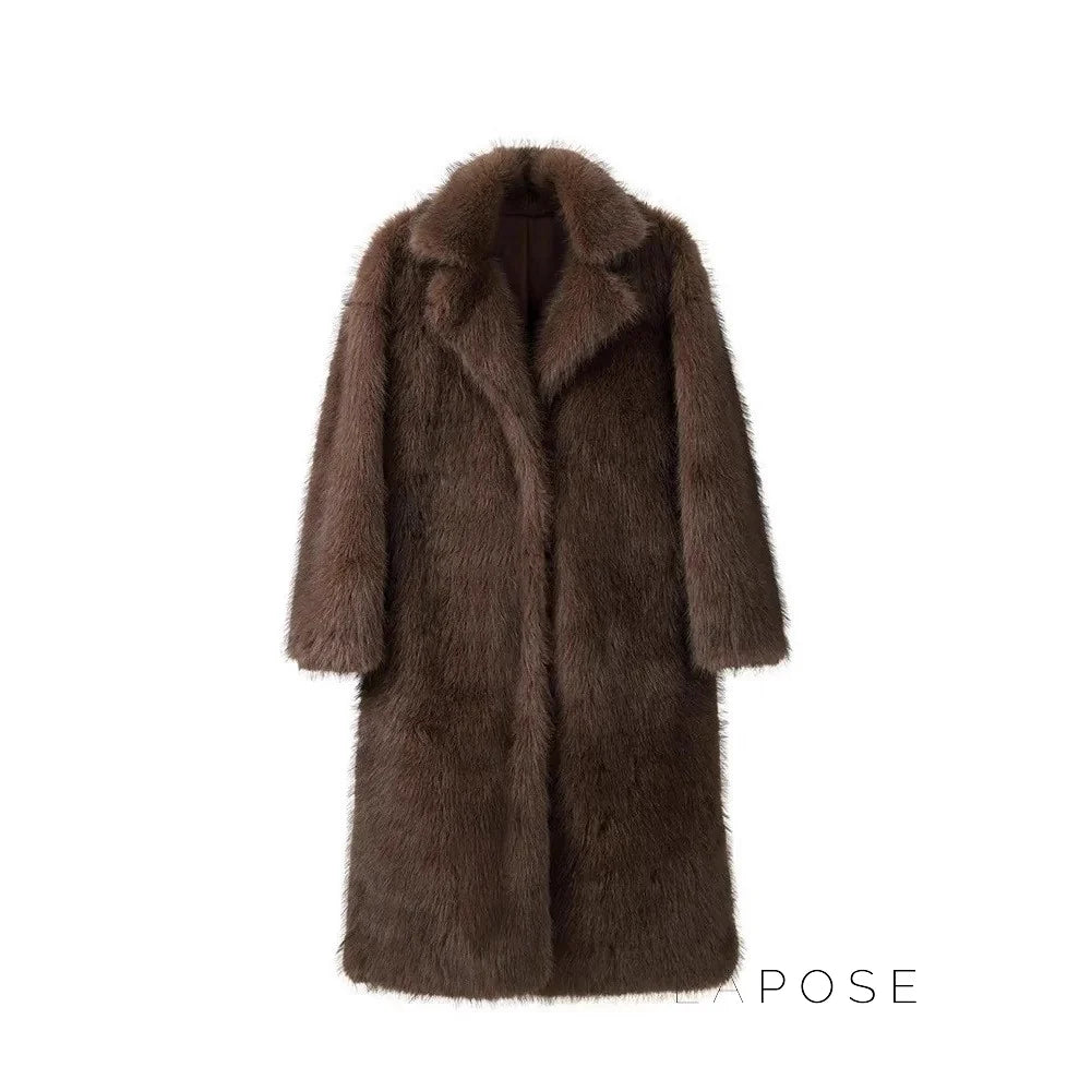 Lilly Fluffy Faux Fur Coat