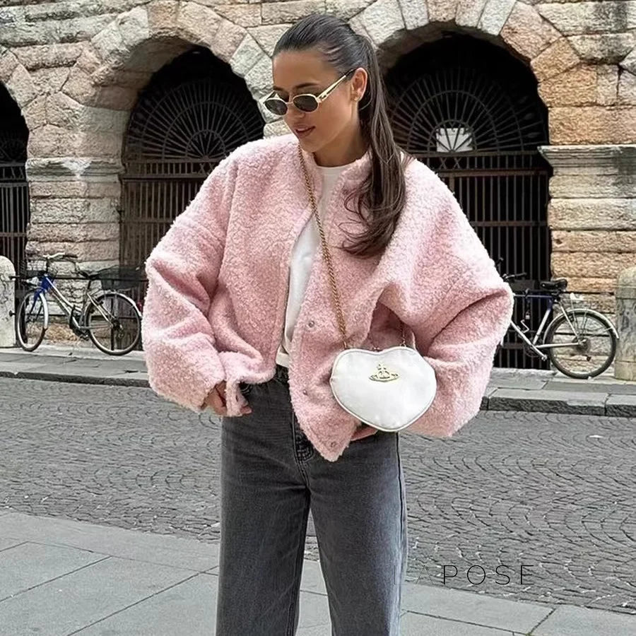 Lillyanne Cozy Faux Fur Jacket