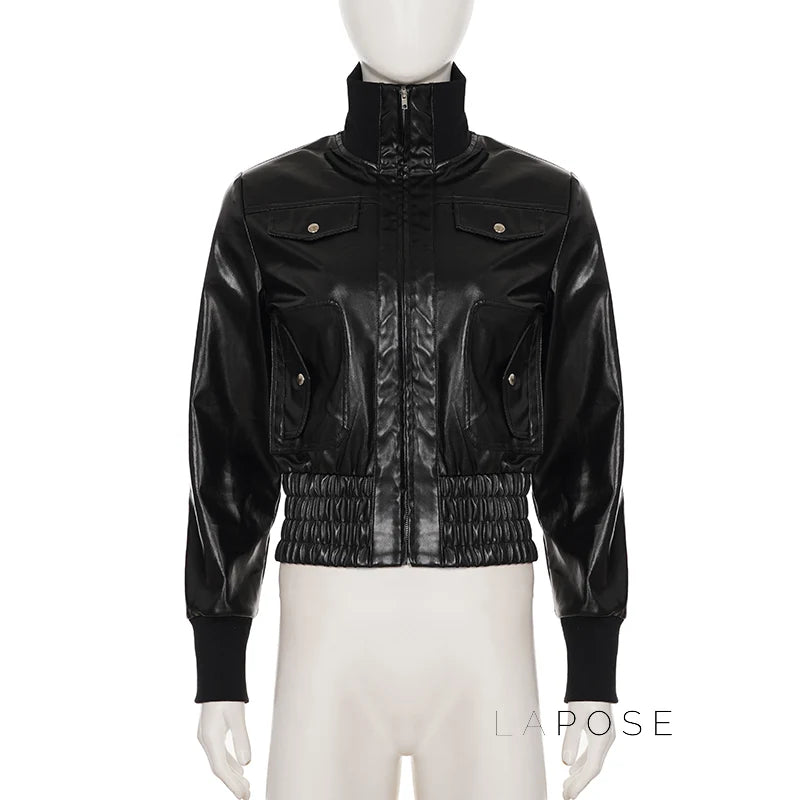 Liv Patchwork Moto Jacket