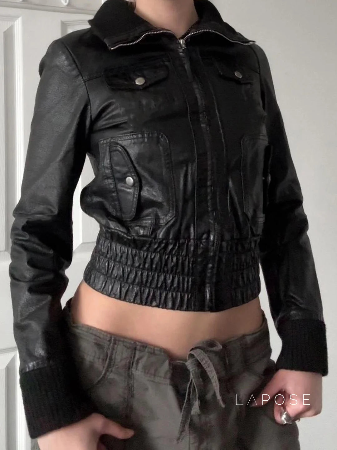 Liv Patchwork Moto Jacket