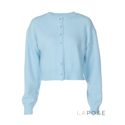 Liza Cropped Knit Cardigan