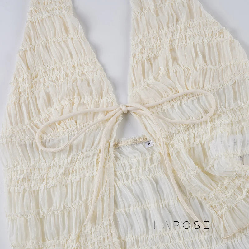 Lundyn Lace Halter Top