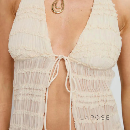 Lundyn Lace Halter Top