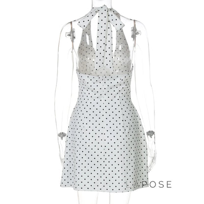 Maahi Printed Halter Dress