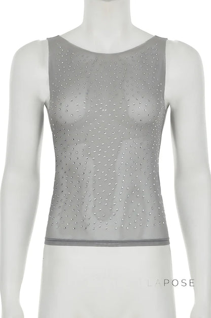 Mabry Sparkle Mesh Camisole