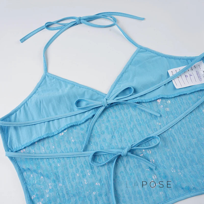 Maddalyn Sequin Strap Top