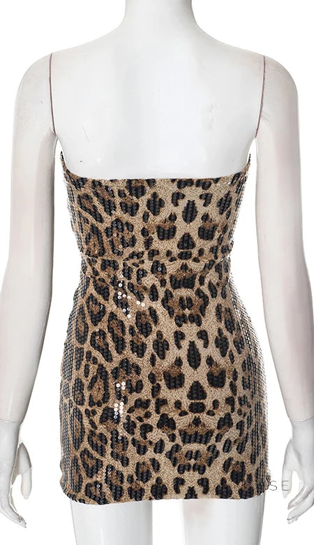 Maddox Strapless Sequin Mini Dress