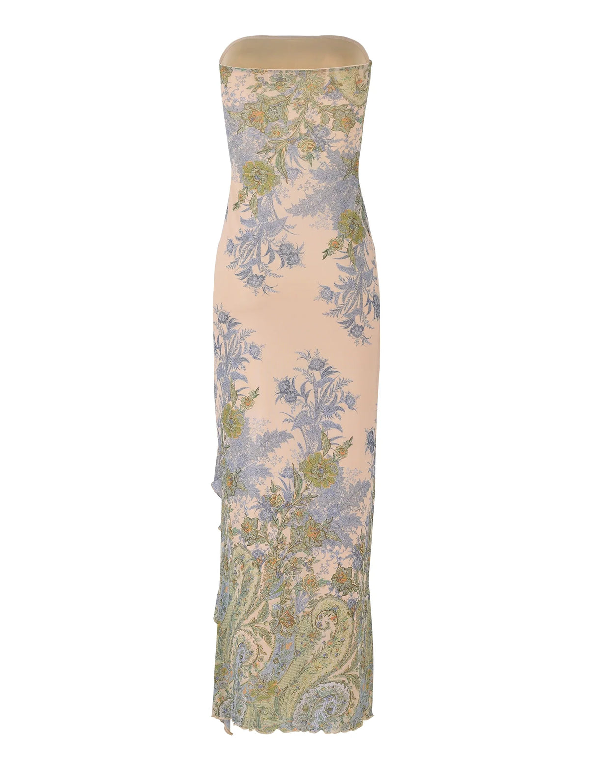 Madelyne Printed Slit Maxi Dress
