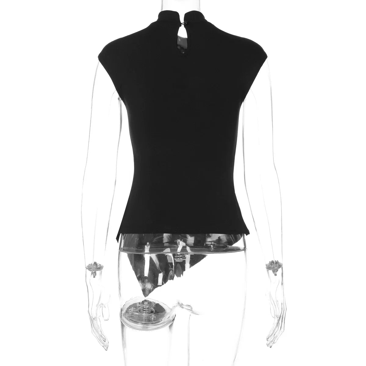 Mae Asymmetric Bow Cut-Out Top