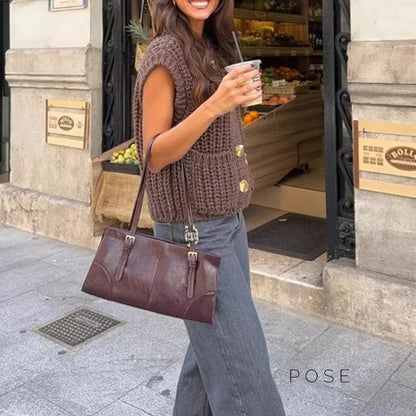 Maggie Button-Up Knit Vest