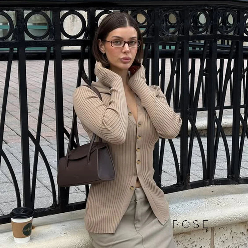Malayia Slim Knit Cardigan