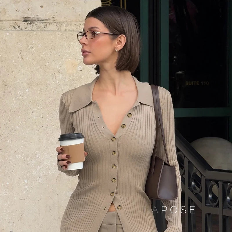 Malayia Slim Knit Cardigan