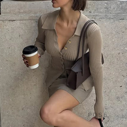 Malayia Slim Knit Cardigan