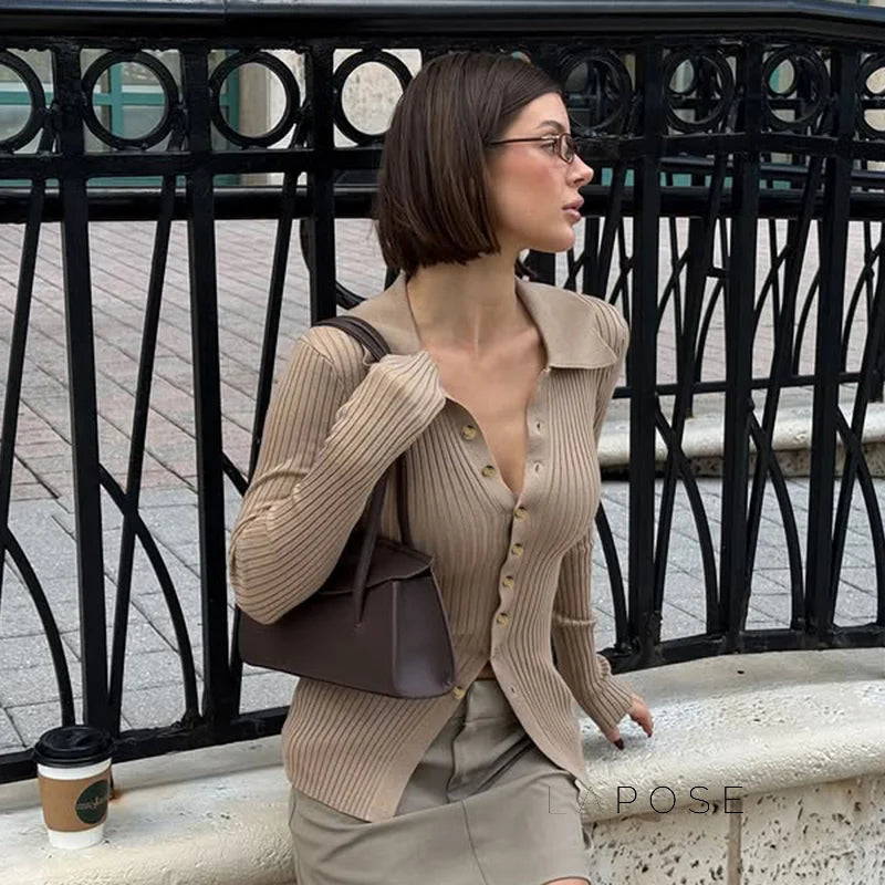 Malayia Slim Knit Cardigan