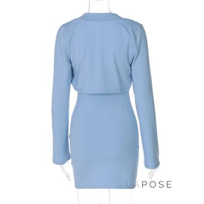 Meira Bodycon Cardigan Set
