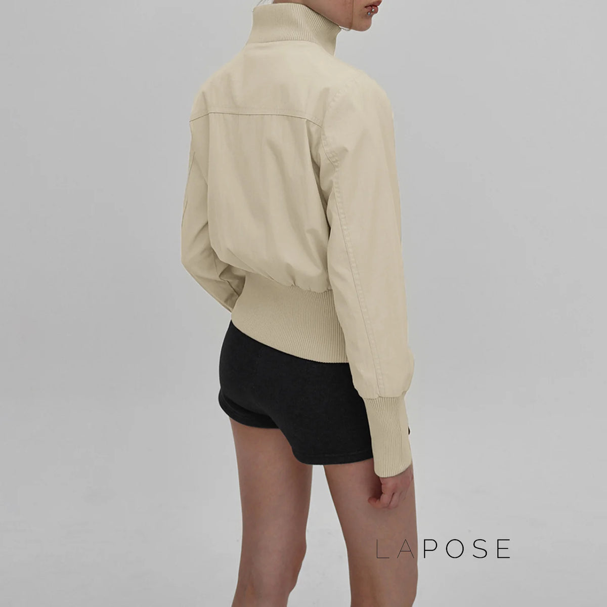 Miamor Ribbed Patchwork Utility Jacket
