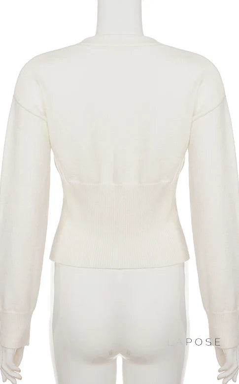 Micah Cropped Button-Up Cardigan
