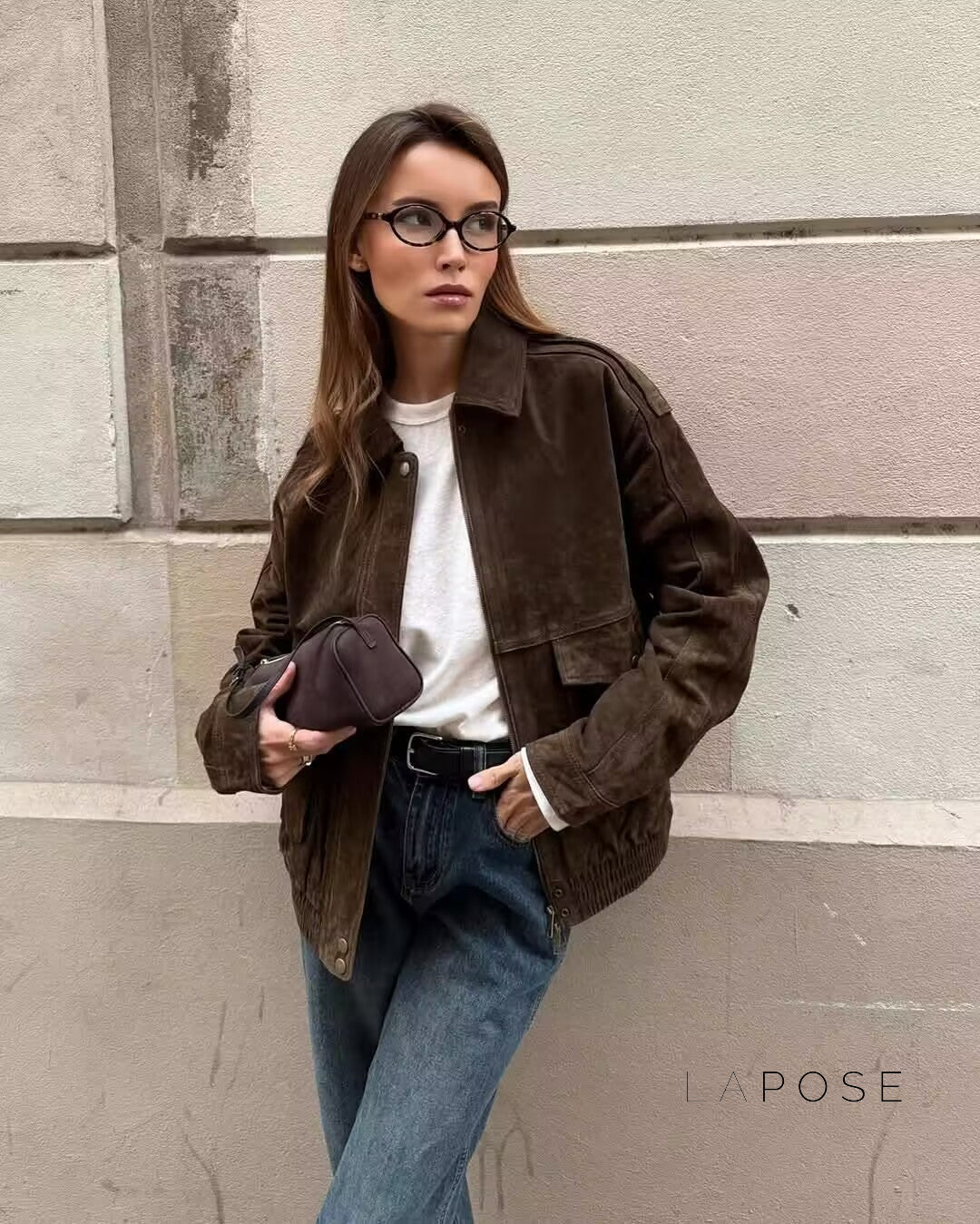 Miller Chic Wool Blend Bomber Jacket