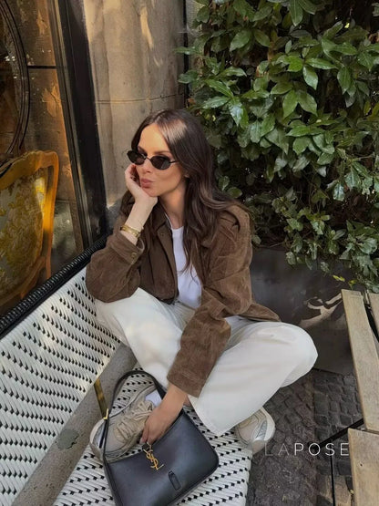Miller Chic Wool Blend Bomber Jacket