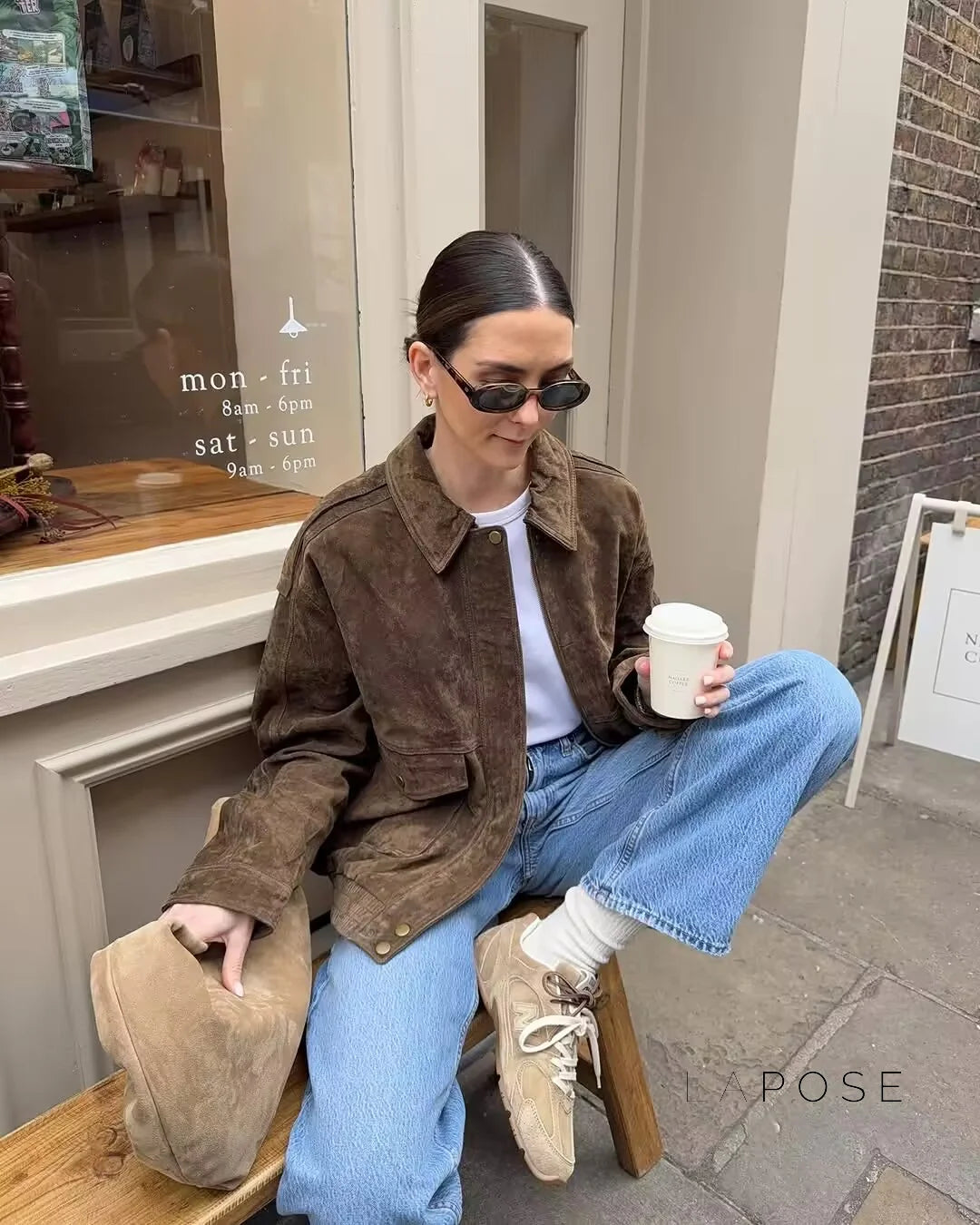 Miller Chic Wool Blend Bomber Jacket