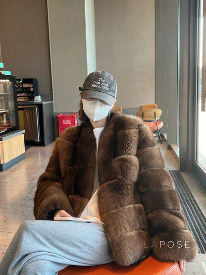 Mumtaz Elegant Faux Fur Jacket