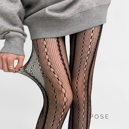 Nalia Vintage Hollow Stockings