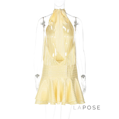 Nathaly Halter Mini Dress