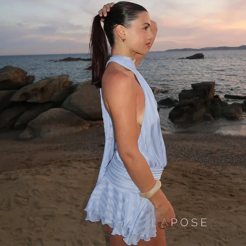 Nathaly Halter Mini Dress