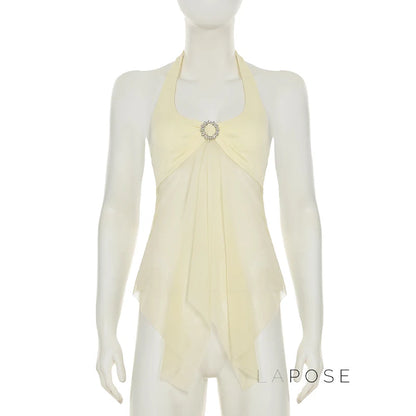 Nava Cropped Mesh Vest