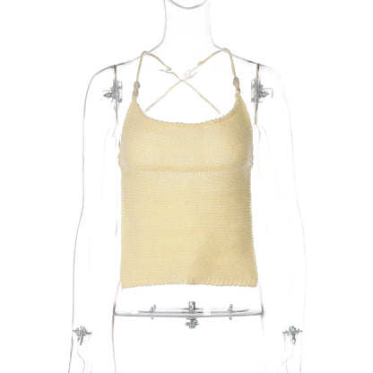 Noreen Backless Halter Top