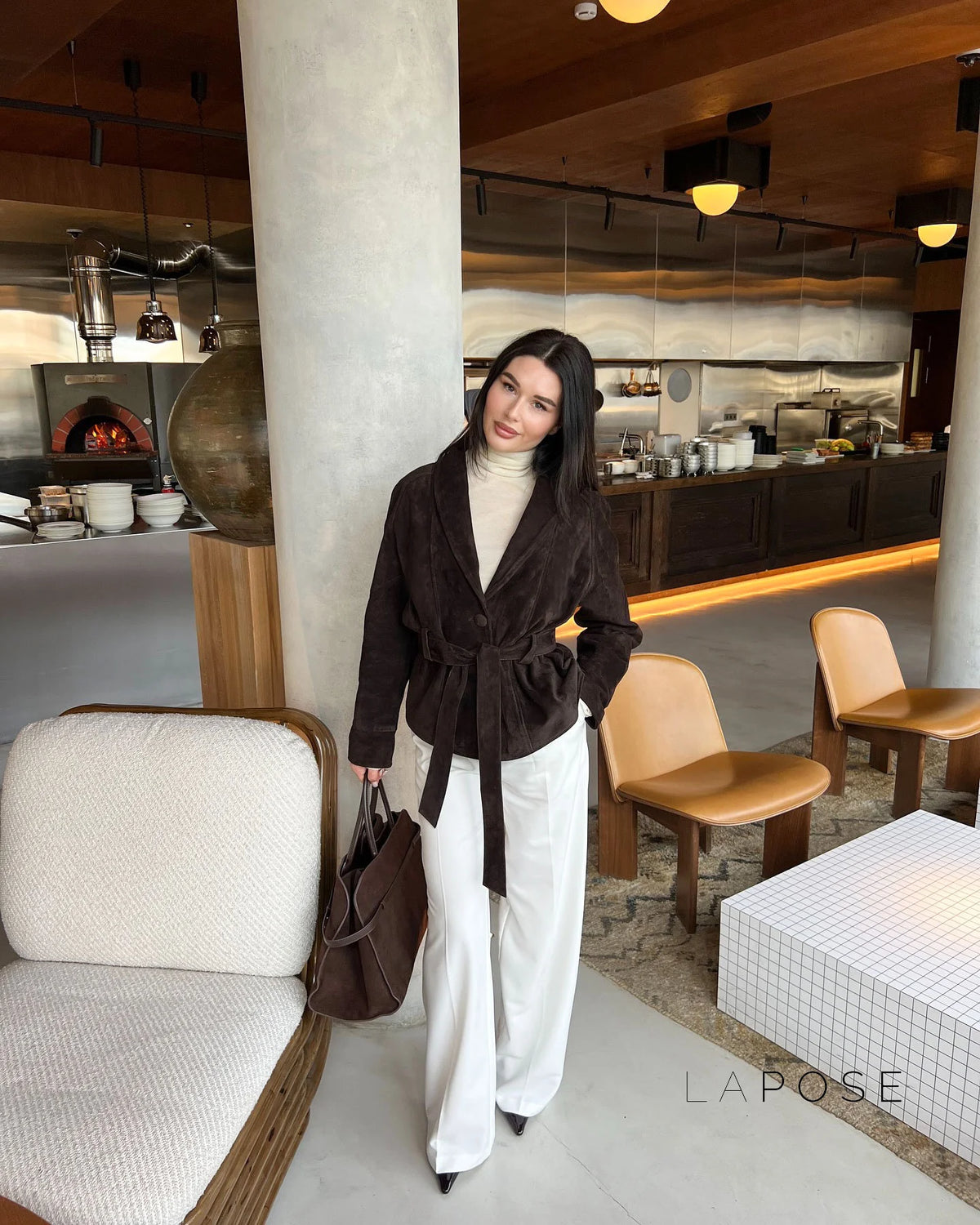 Novella Suede Belted Jacket