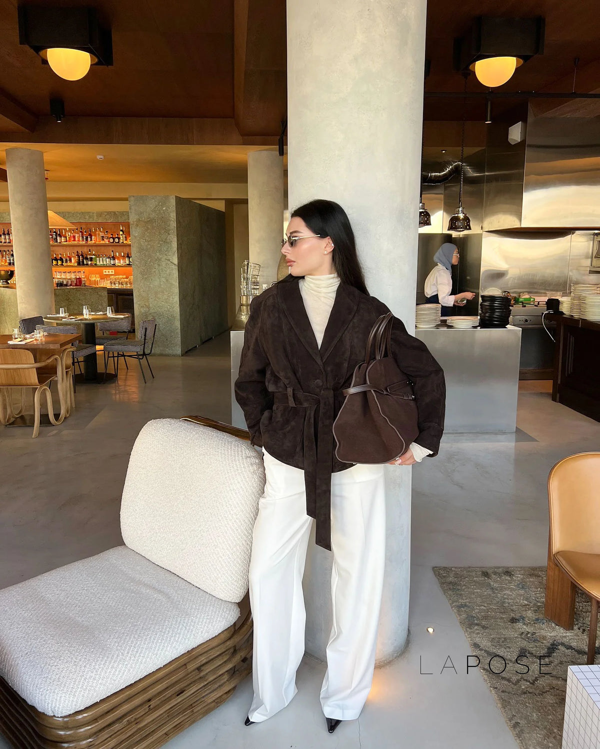 Novella Suede Belted Jacket