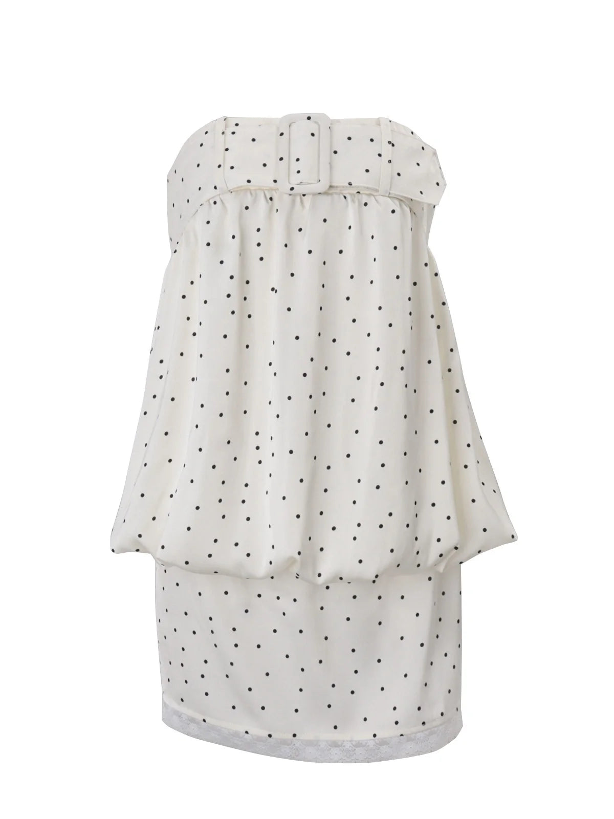 Polka Dot Lace Mini Dress