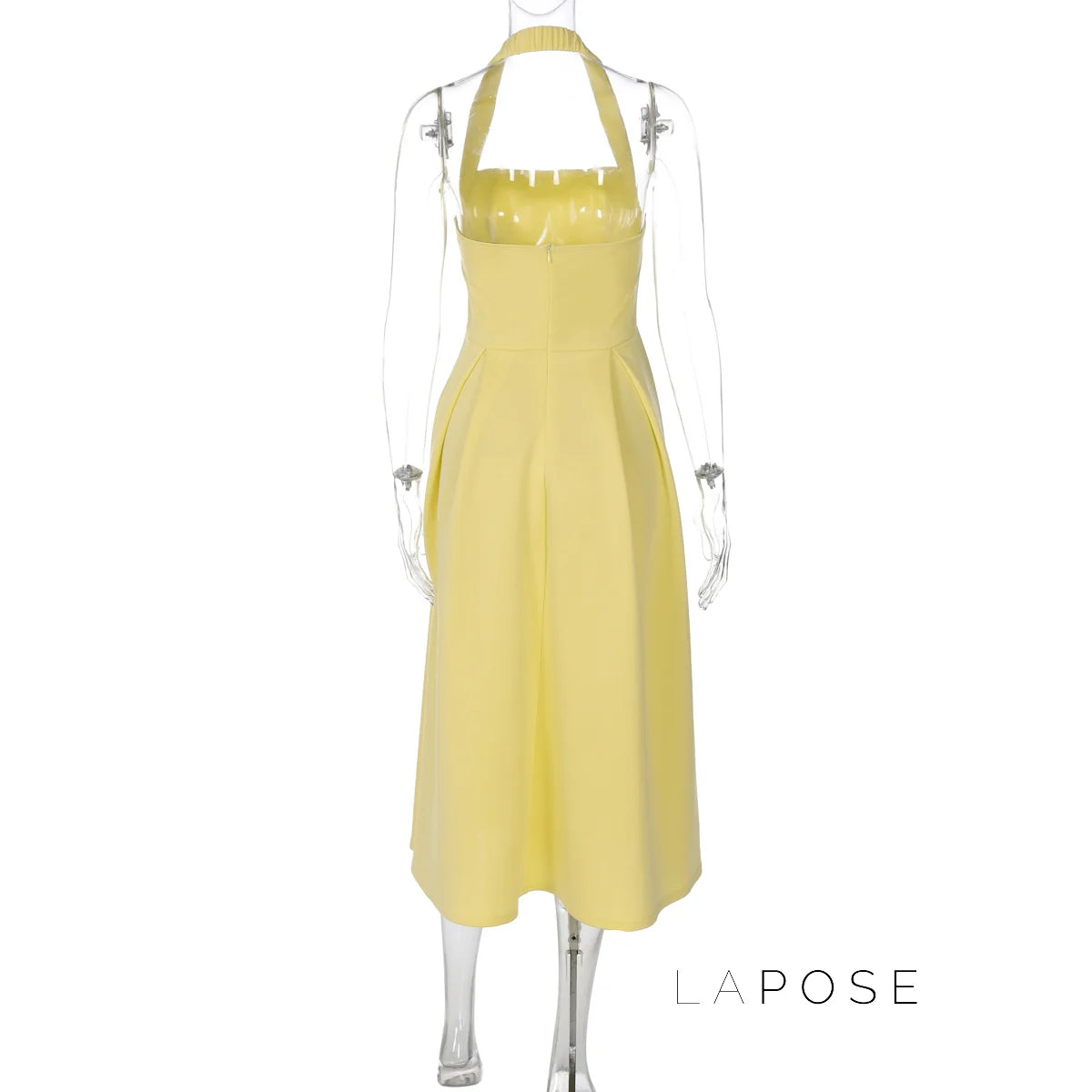 Reaghan Halter Backless Maxi Dress