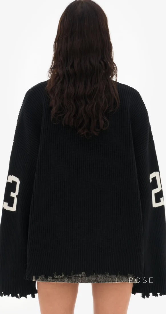Remedy Jacquard Alphabet Sweater