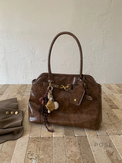 Ripley Briefcase Faux Leather Bag