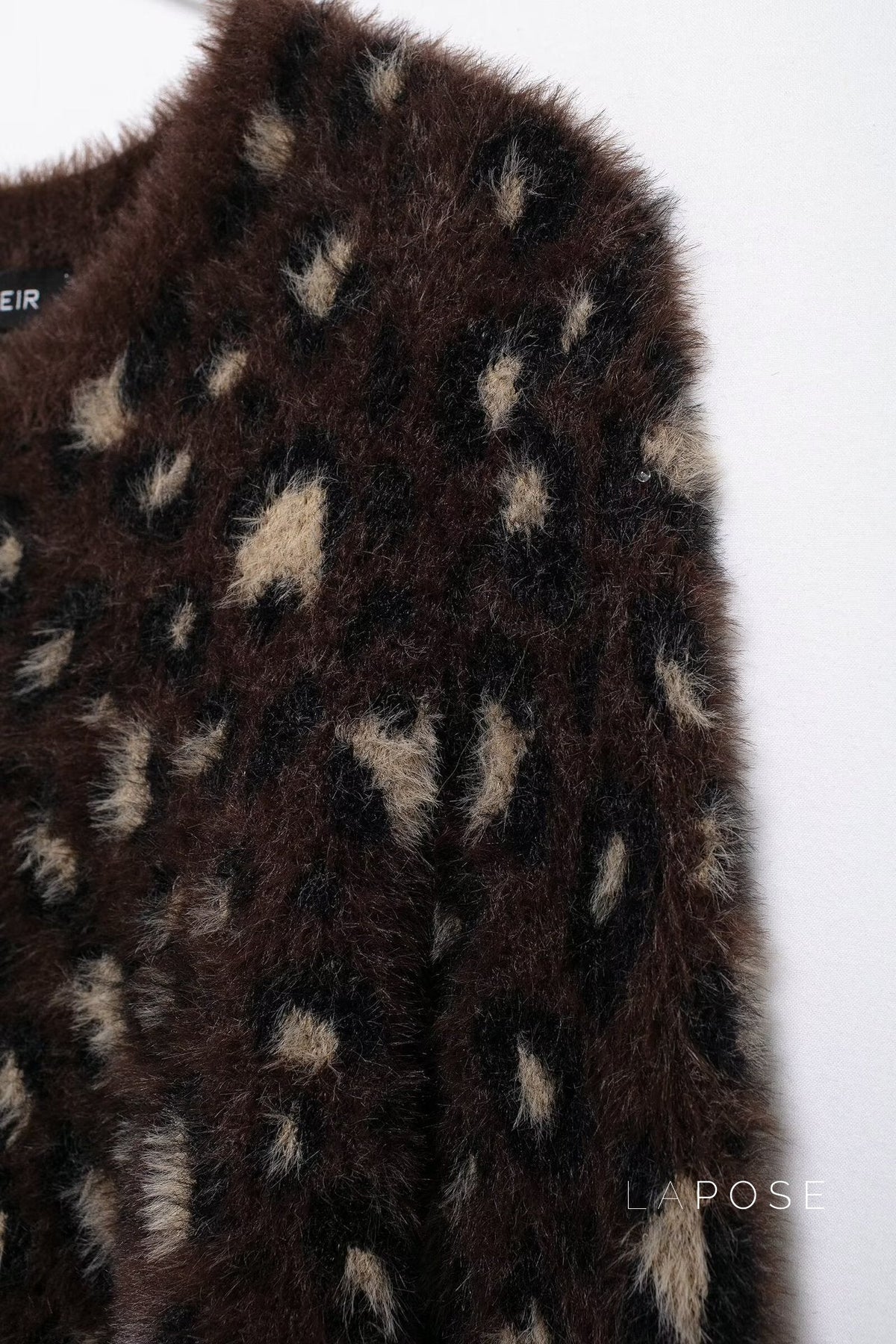 Roisin Leopard Bow Knit Cardigan