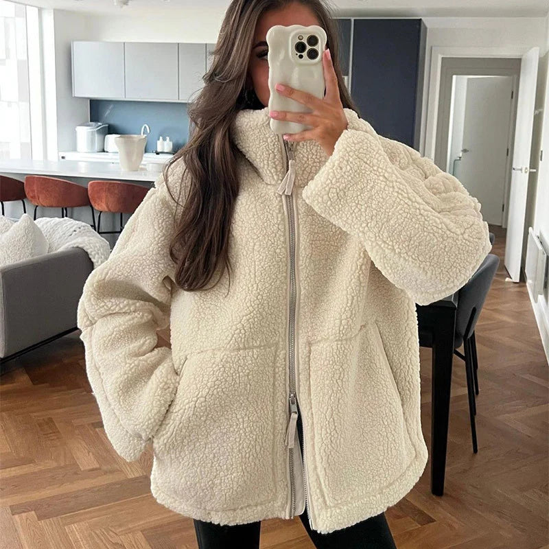 Rowan Faux Shearling Puffer Jacket