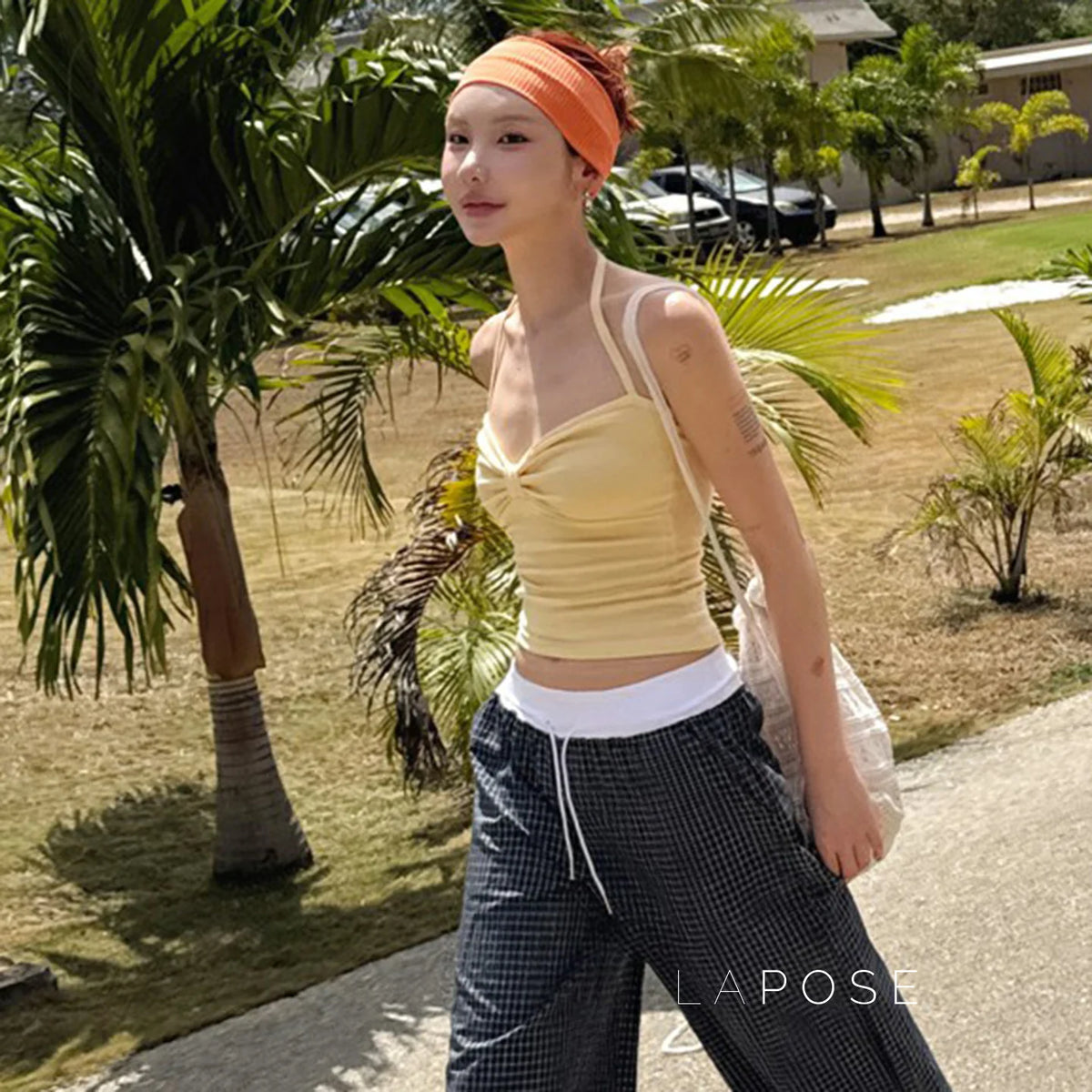 Rozlyn Backless Halter Top