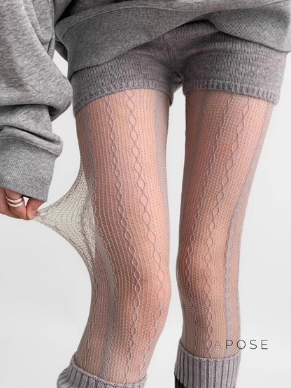 Rylan Chain Pattern Stocking Set