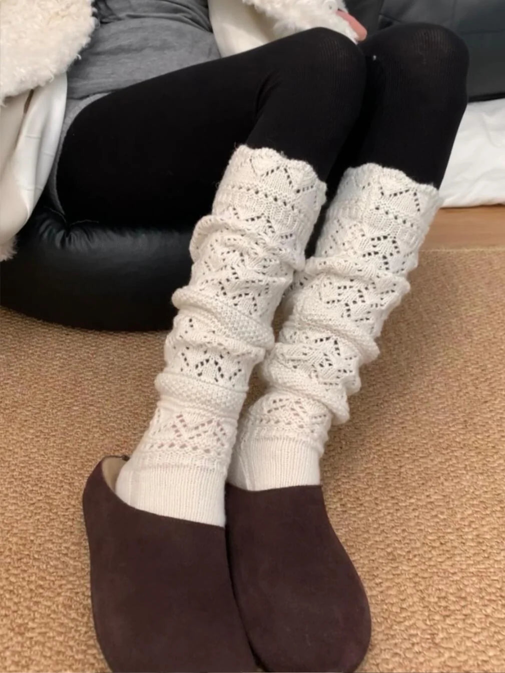 Sabella Knit Leg Warmer Socks