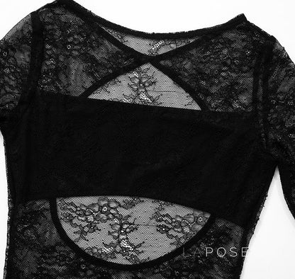 Samayah Lace Bodycon Mini Dress